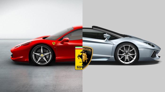 Ferrari lamborghini vs faster