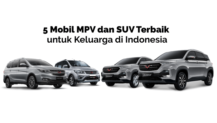Rekomendasi mobil keluarga MPV terbaik di Indonesia tahun ini