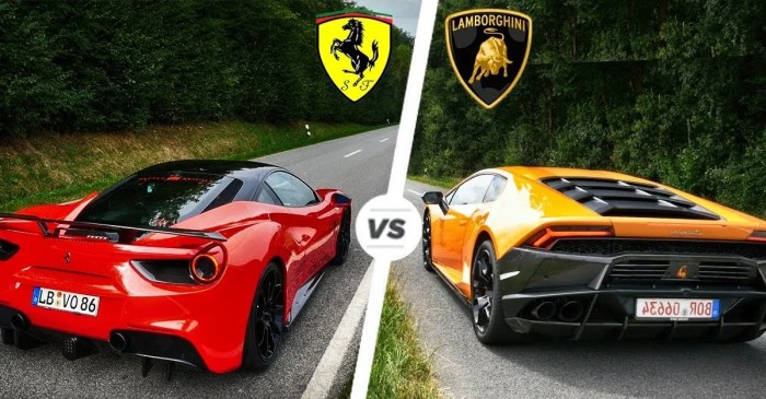 Lamborghini vs Ferrari: mana yang lebih prestisius dan eksklusif di kalangan selebriti?