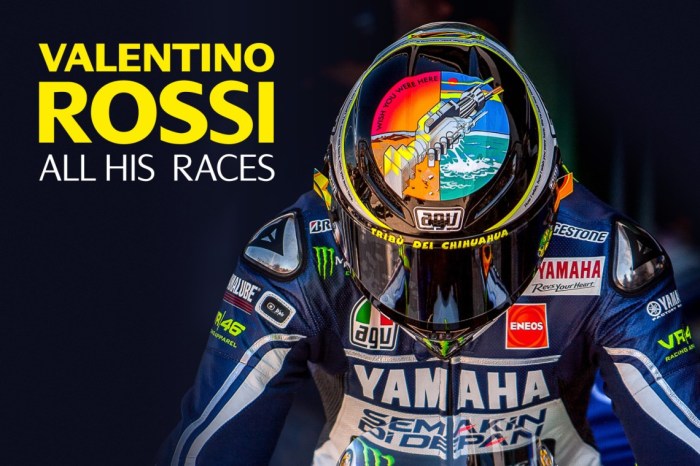 Perbandingan gaya balap Valentino Rossi dengan pembalap lain