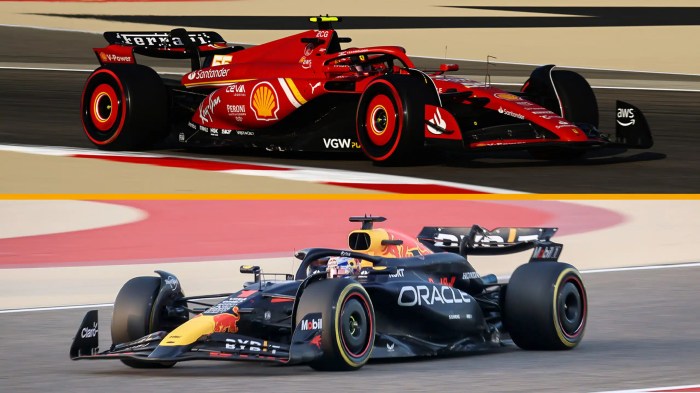 Perbandingan teknologi mesin mobil balap antara Ferrari dan Red Bull