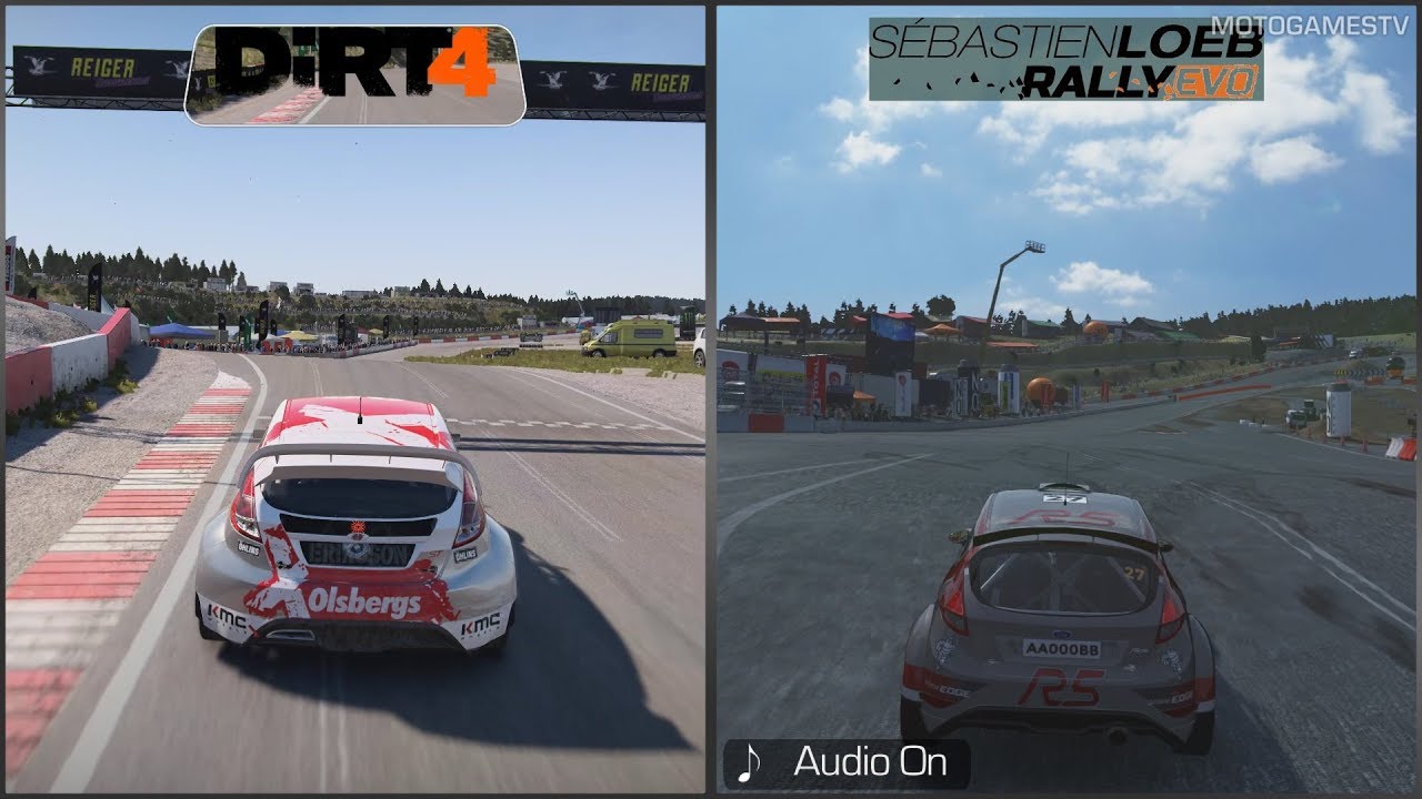 Loeb sebastien dirt vs rallycross hell track