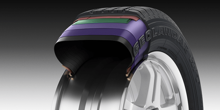 Goodyear nascar tire racing tires technology debut tyres atlanta eagle autoevolution sprint cup saved