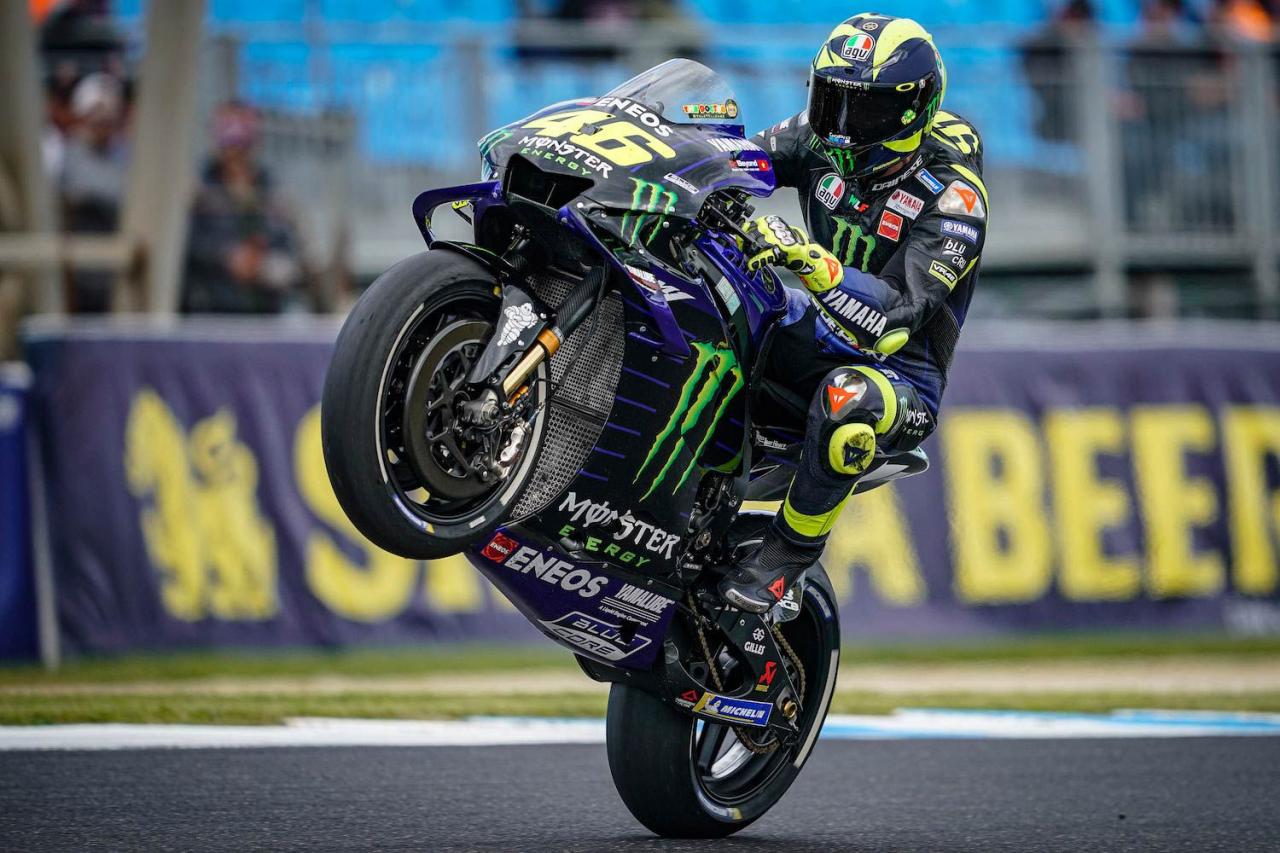 Daftar lengkap kemenangan Valentino Rossi di setiap kelas MotoGP