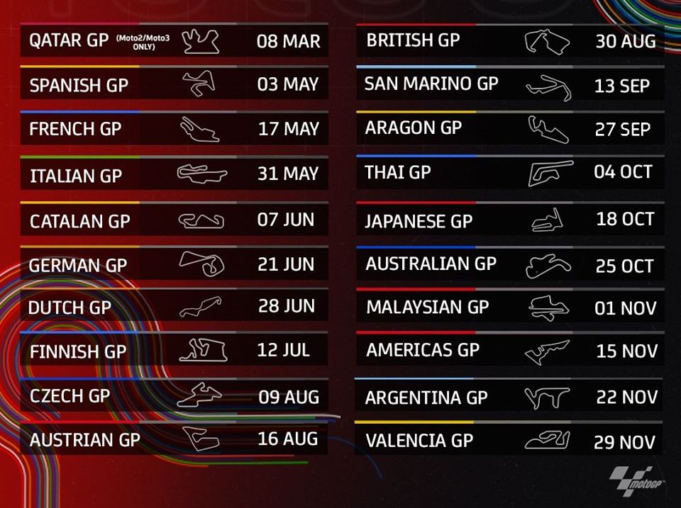 Jadwal lengkap MotoGP 2024 dan hasil balapan sebelumnya