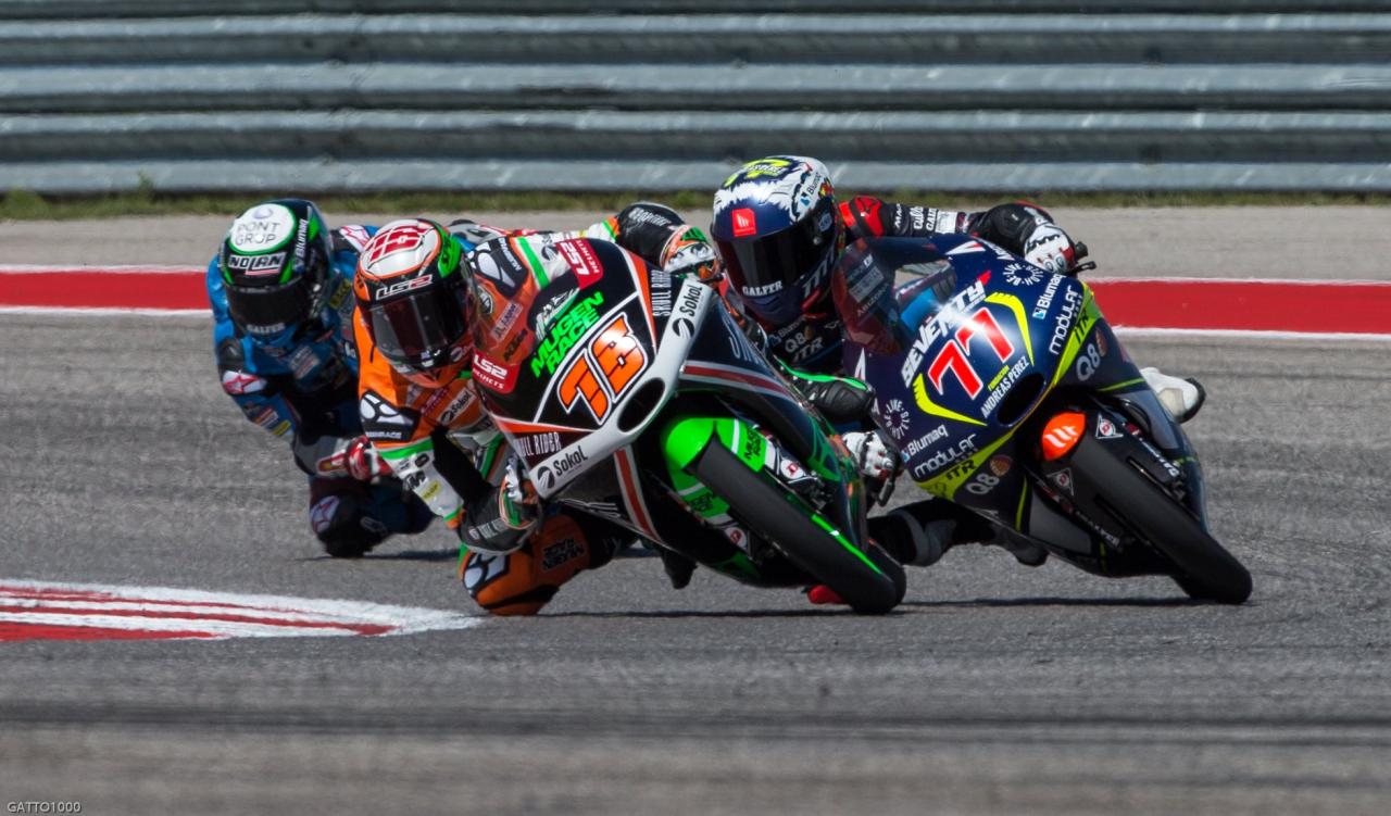 Analisis performa motor MotoGP di sirkuit Austin Texas