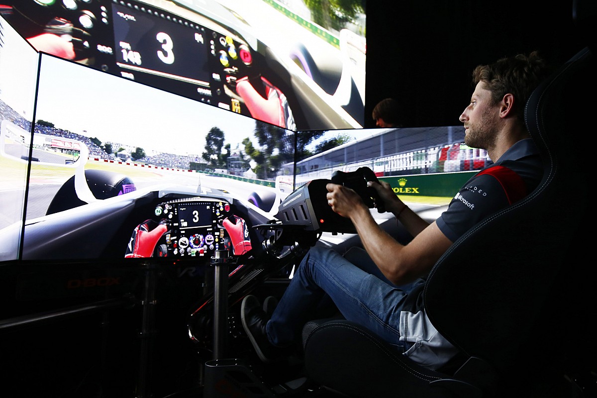 F1 training driver F1 training driver